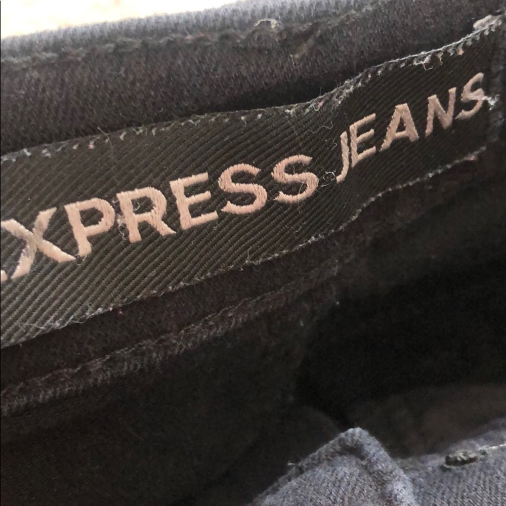 Express jeans distressed jeans leggings mid rise - Picture 13 of 14